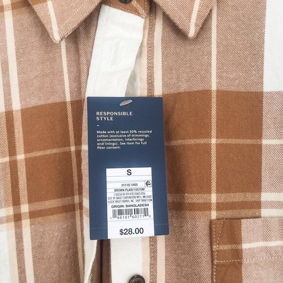 Universal Thread • Oversized Plaid Flannel Shirt - Picture 4 of 4